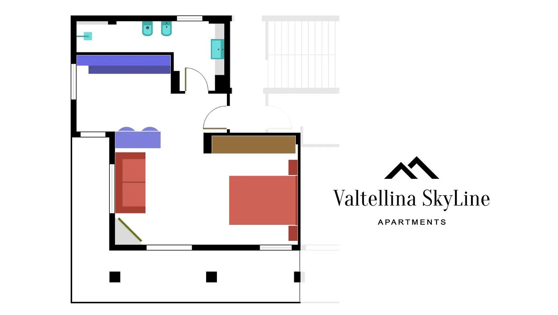 Апартаменты Valtellina Skyline Ovest Villa di Tirano